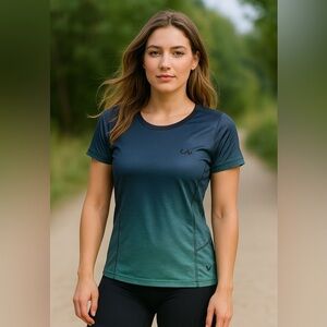 LIV Energize SS Jersey Milky Way Women’s Active TransTextura Short Sleeve Top